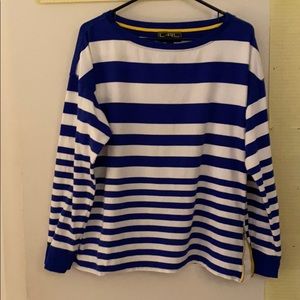 L-RL active long sleeve Tee,  3” zipper on bottom